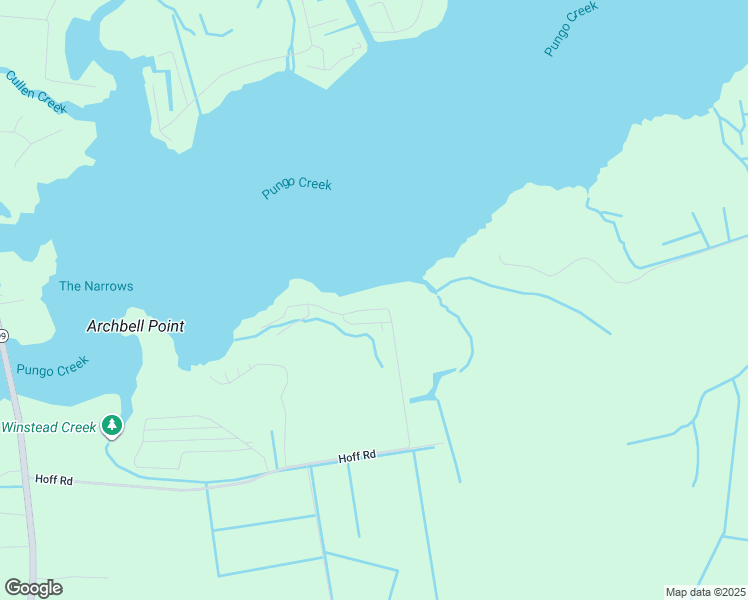 map of restaurants, bars, coffee shops, grocery stores, and more near 1302 Hoff Road in Belhaven