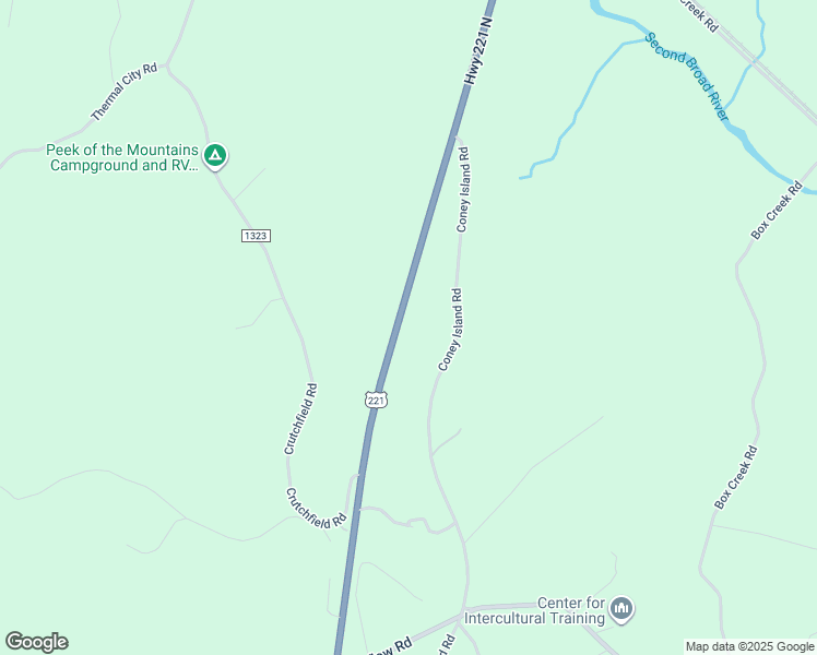map of restaurants, bars, coffee shops, grocery stores, and more near 4392 U.S. 221 in Union Mills
