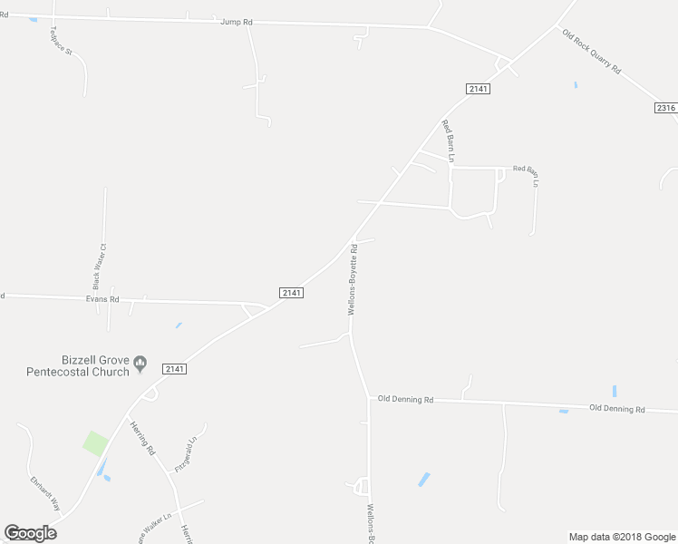 map of restaurants, bars, coffee shops, grocery stores, and more near 4199 Bizzell Grove Church Road in Princeton
