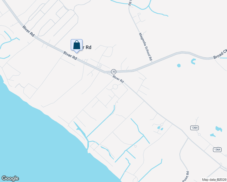 map of restaurants, bars, coffee shops, grocery stores, and more near 102 Ridgewood Circle in Washington