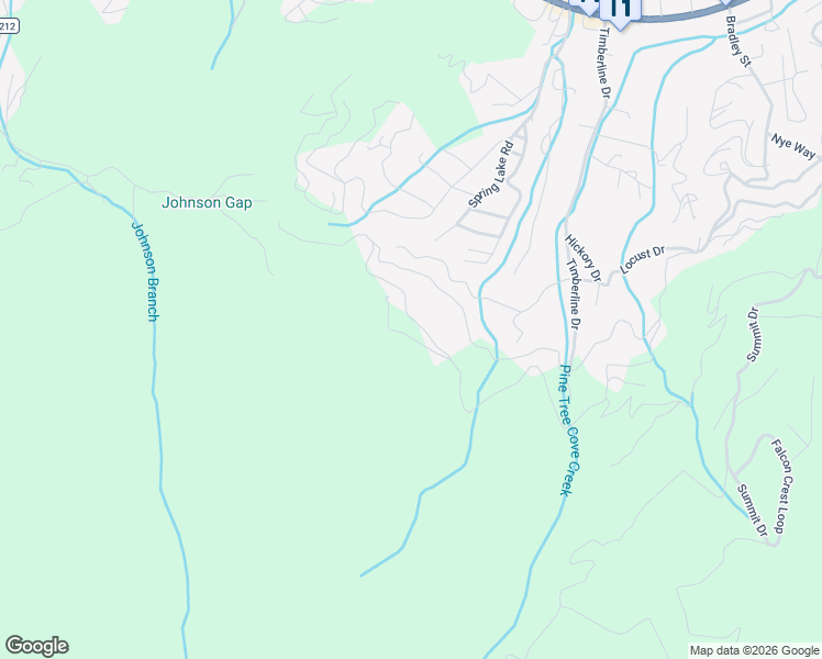 map of restaurants, bars, coffee shops, grocery stores, and more near 4 Buckeye Road in Maggie Valley