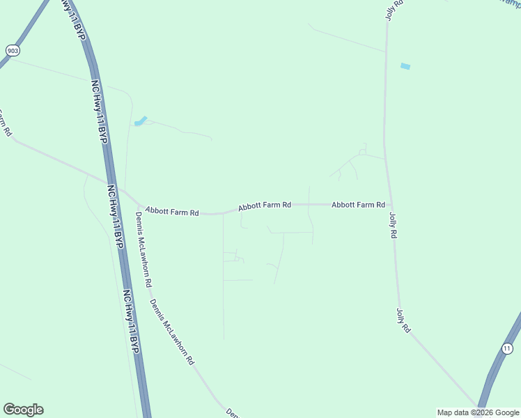 map of restaurants, bars, coffee shops, grocery stores, and more near 485 Abbott Farm Road in Ayden