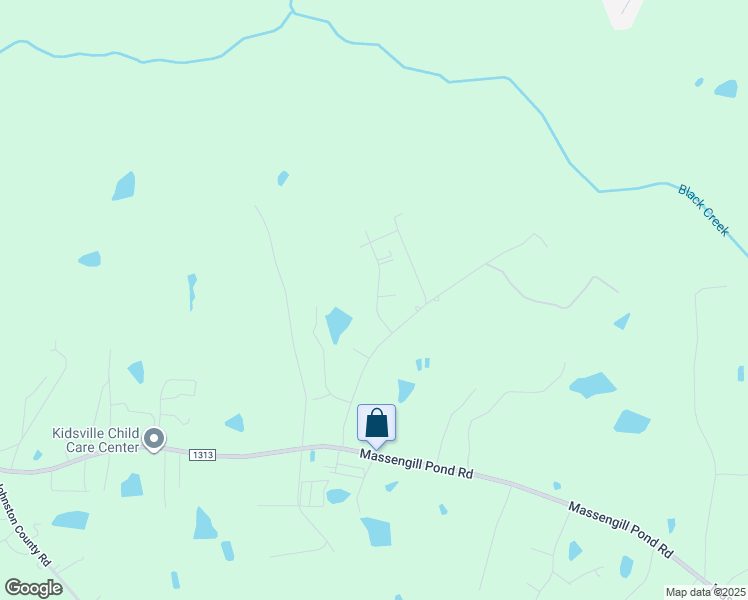 map of restaurants, bars, coffee shops, grocery stores, and more near 67 West Sand Luggs Court in Angier