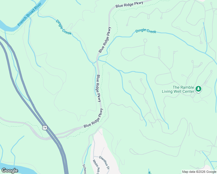 map of restaurants, bars, coffee shops, grocery stores, and more near Upperfell Court in Asheville