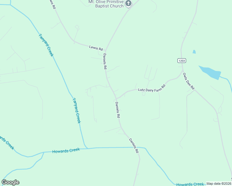 map of restaurants, bars, coffee shops, grocery stores, and more near 1246 Daniels Road in Lincolnton