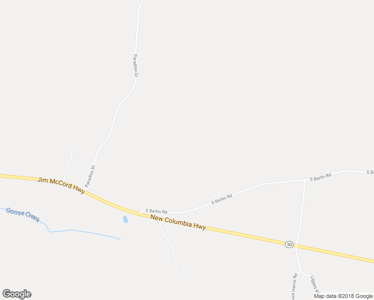 map of restaurants, bars, coffee shops, grocery stores, and more near 1934 South Berlin Road in Lewisburg