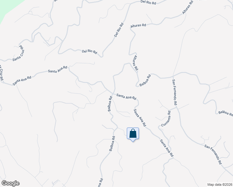 map of restaurants, bars, coffee shops, grocery stores, and more near 12805 Santa Ana Road in Atascadero