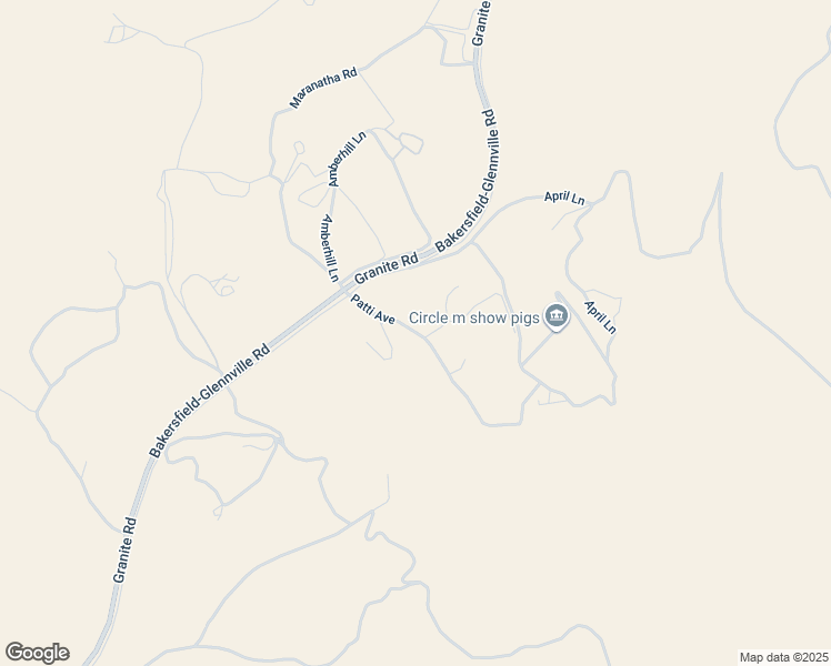 map of restaurants, bars, coffee shops, grocery stores, and more near Patti Avenue in Kern County