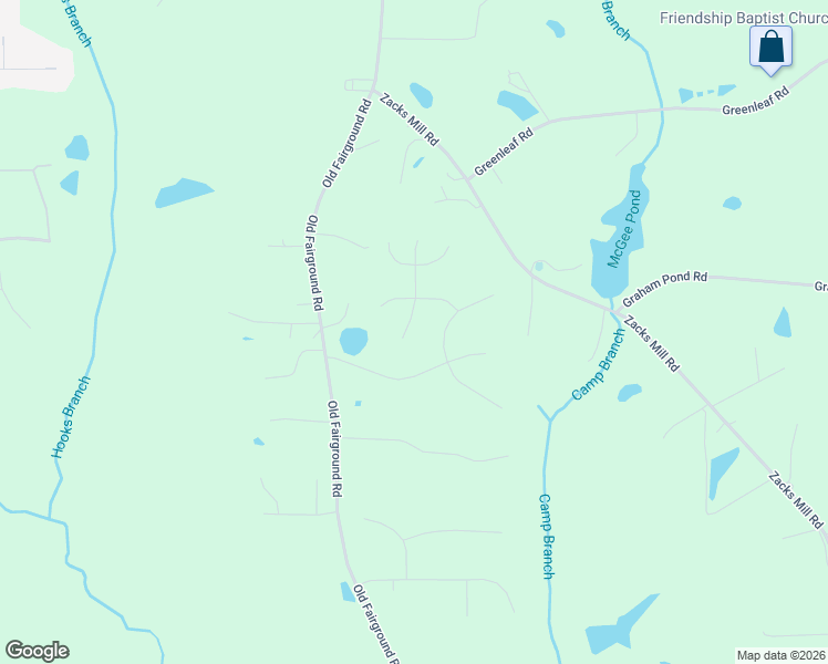 map of restaurants, bars, coffee shops, grocery stores, and more near 61 Straight Street in Angier