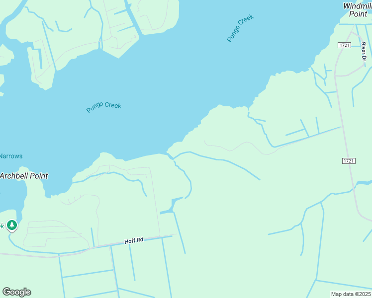 map of restaurants, bars, coffee shops, grocery stores, and more near Little Creek Road Extension in Beaufort County