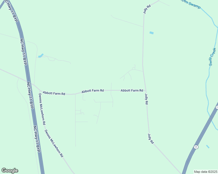 map of restaurants, bars, coffee shops, grocery stores, and more near 3464 Tobba Court in Winterville