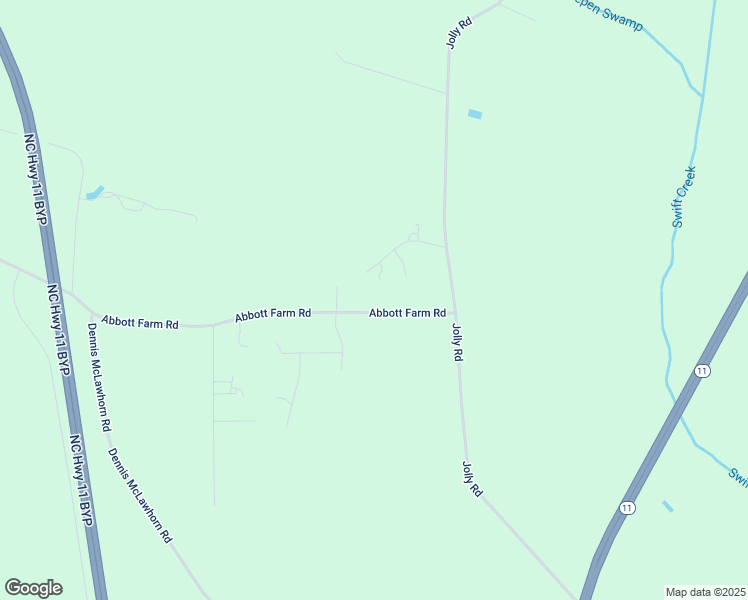 map of restaurants, bars, coffee shops, grocery stores, and more near 380 Abbott Farm Road in Ayden