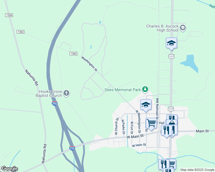 map of restaurants, bars, coffee shops, grocery stores, and more near 103 Collingwood Drive in Pikeville