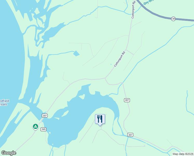 map of restaurants, bars, coffee shops, grocery stores, and more near 6029 Cottonport Road in Decatur