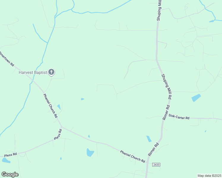 map of restaurants, bars, coffee shops, grocery stores, and more near Blackwelder Farm Road in Rockwell