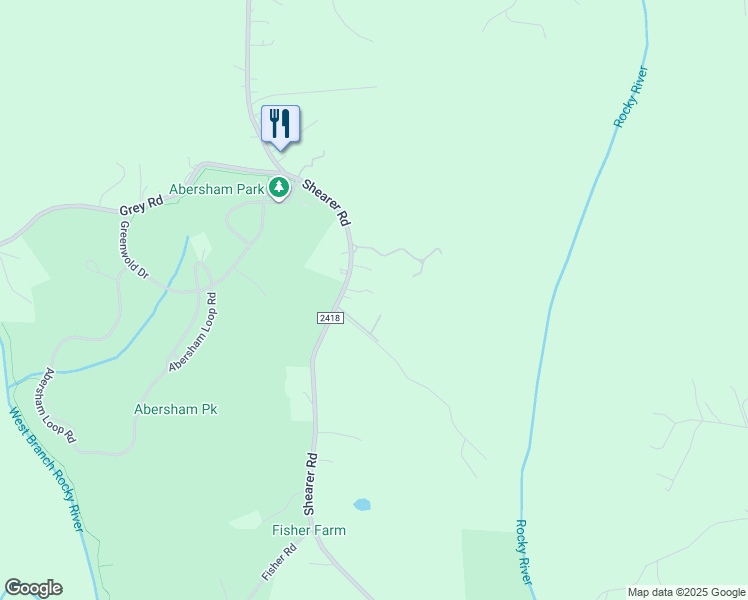 map of restaurants, bars, coffee shops, grocery stores, and more near 21818 Shearer Rd in Davidson