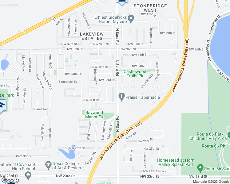 map of restaurants, bars, coffee shops, grocery stores, and more near 3300 Bishop Rock Place in Yukon