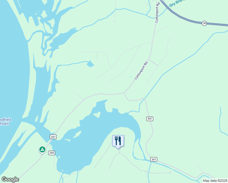 map of restaurants, bars, coffee shops, grocery stores, and more near 6029 Cottonport Road in Decatur