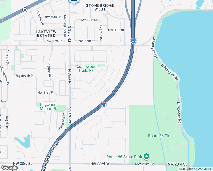 map of restaurants, bars, coffee shops, grocery stores, and more near Slate River Drive in Yukon