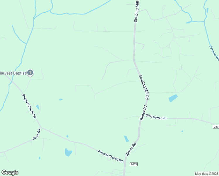 map of restaurants, bars, coffee shops, grocery stores, and more near Blackwelder Farm Road in Rockwell