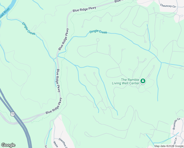 map of restaurants, bars, coffee shops, grocery stores, and more near Upperfell Court in Asheville
