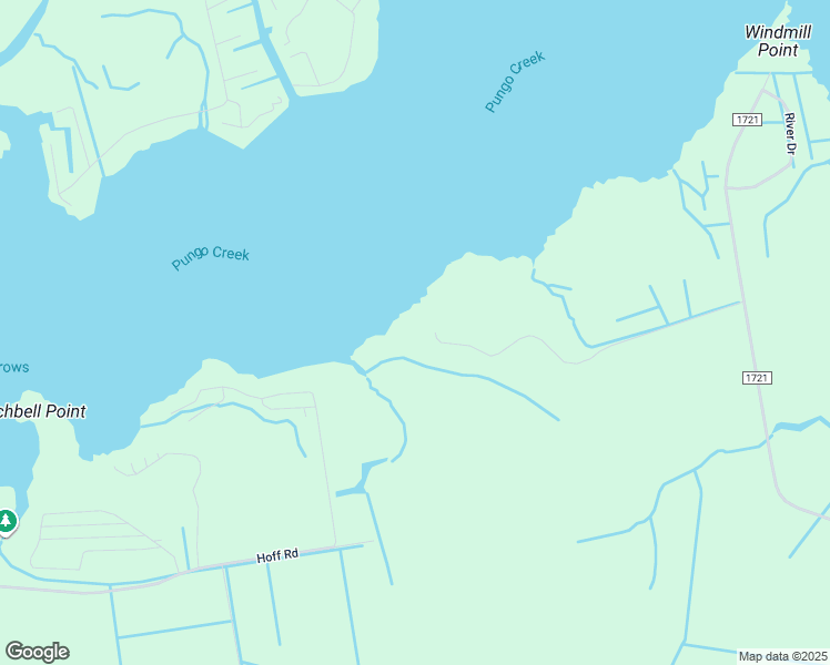 map of restaurants, bars, coffee shops, grocery stores, and more near Little Creek Road Extension in Beaufort County
