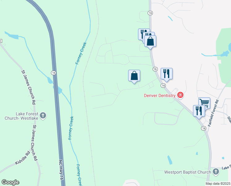 map of restaurants, bars, coffee shops, grocery stores, and more near 2755 Nestle Lane in Denver