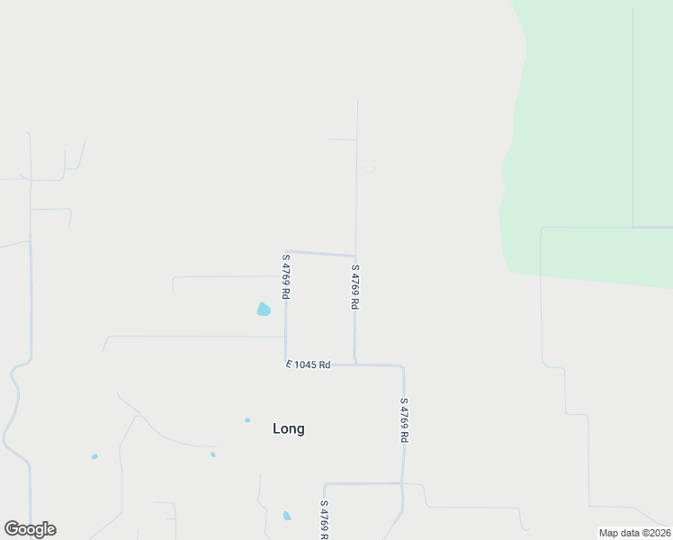 map of restaurants, bars, coffee shops, grocery stores, and more near 104129 South 4769 Road in Muldrow