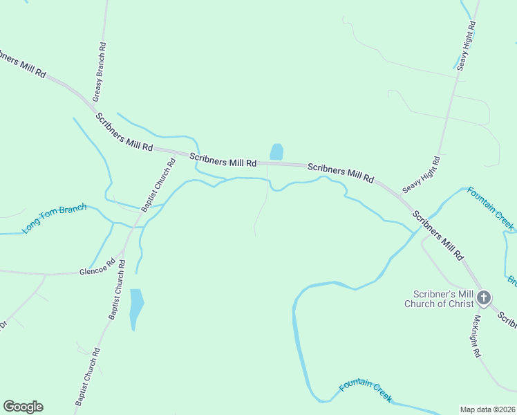 map of restaurants, bars, coffee shops, grocery stores, and more near 2186 Scribner Mill Road in Culleoka