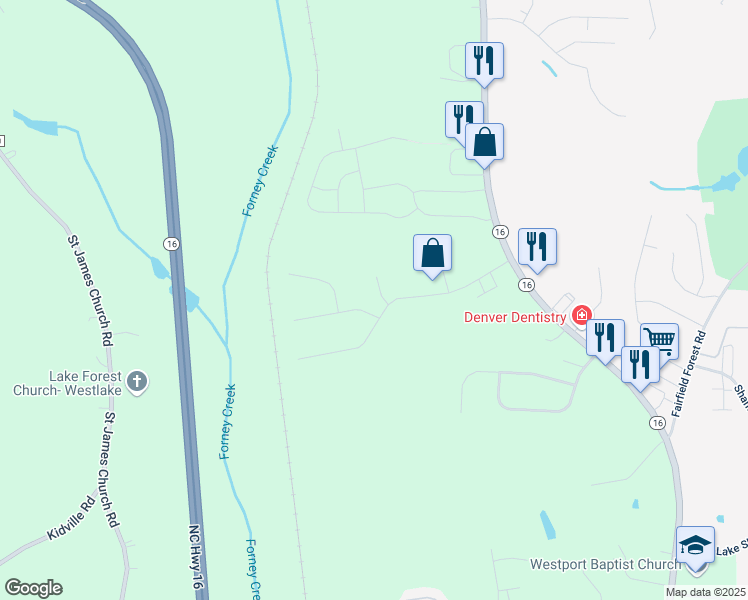 map of restaurants, bars, coffee shops, grocery stores, and more near 2755 Nestle Lane in Denver