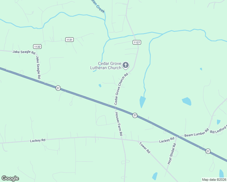 map of restaurants, bars, coffee shops, grocery stores, and more near 169 Cedar Grove Church Road in Vale