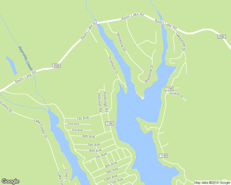 map of restaurants, bars, coffee shops, grocery stores, and more near 1180 Pinehaven Drive in New London