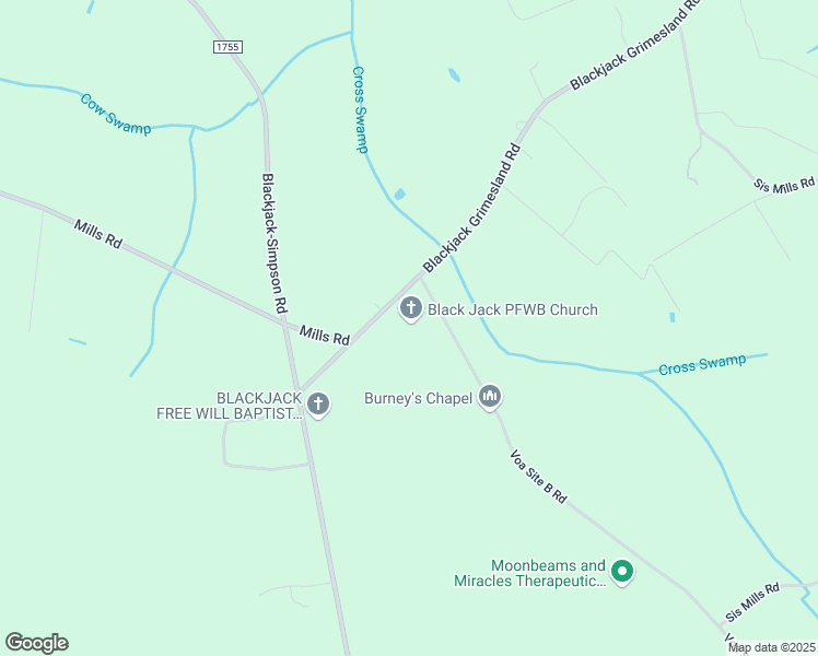 map of restaurants, bars, coffee shops, grocery stores, and more near 2581 Blackjack Grimesland Road in Greenville