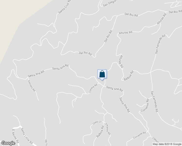 map of restaurants, bars, coffee shops, grocery stores, and more near 13300 Santa Ana Road in Atascadero