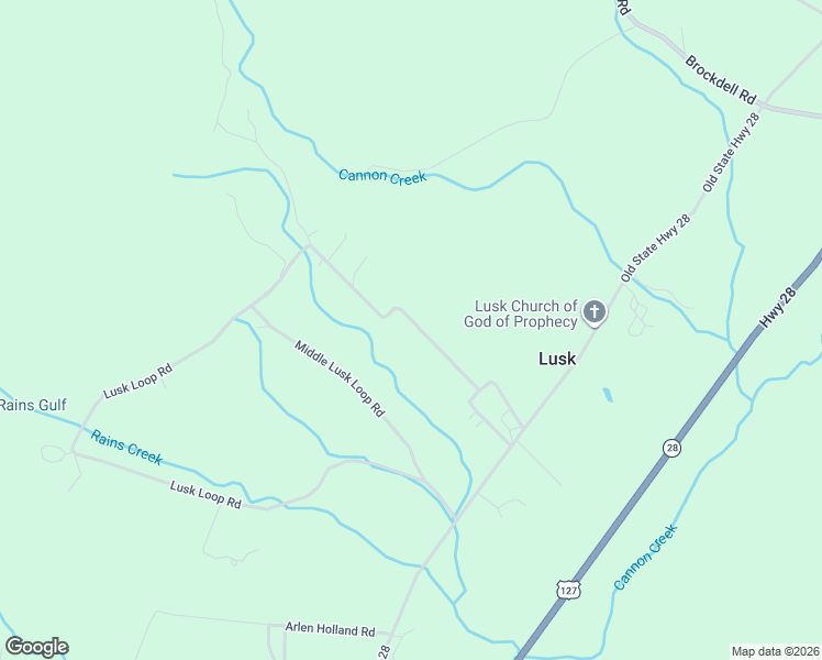 map of restaurants, bars, coffee shops, grocery stores, and more near 2028 Lusk Loop Road in Dunlap