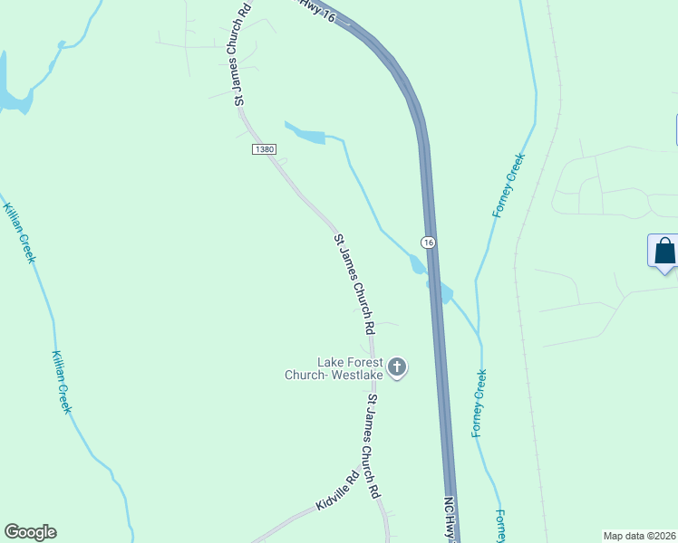 map of restaurants, bars, coffee shops, grocery stores, and more near 2471 Saint James Church Road in Denver