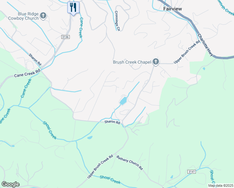 map of restaurants, bars, coffee shops, grocery stores, and more near 18 Emerald Drive in Fairview