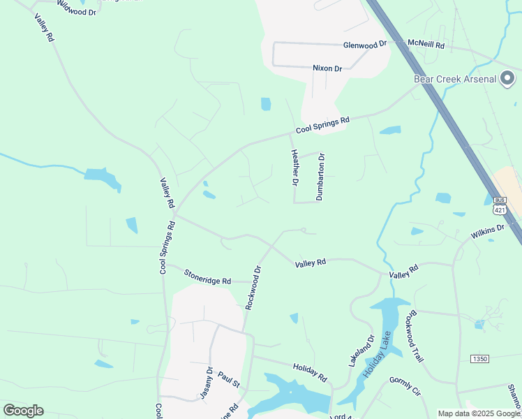 map of restaurants, bars, coffee shops, grocery stores, and more near 2713 Charwood Place in Sanford