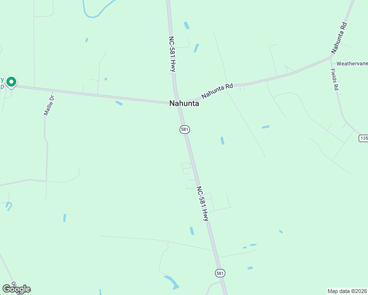 map of restaurants, bars, coffee shops, grocery stores, and more near 2472 North Nc 581 Hy in Fremont