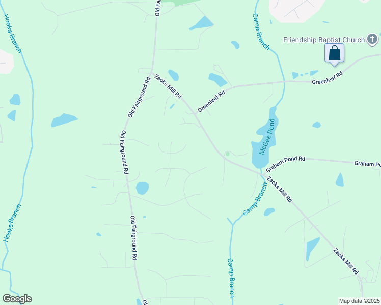 map of restaurants, bars, coffee shops, grocery stores, and more near 70 Hiddenbrook Court in Angier
