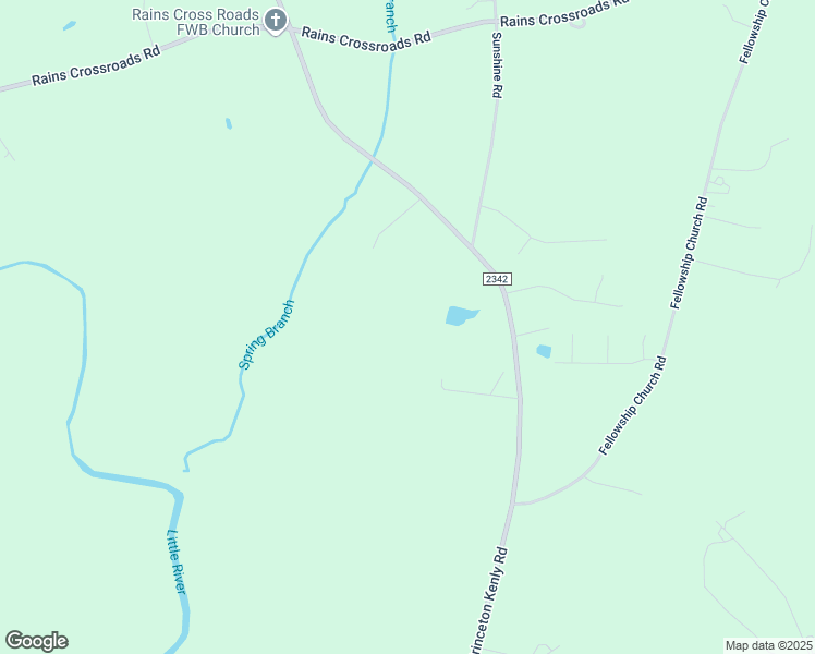 map of restaurants, bars, coffee shops, grocery stores, and more near 5966 Princeton Kenly Road in Kenly