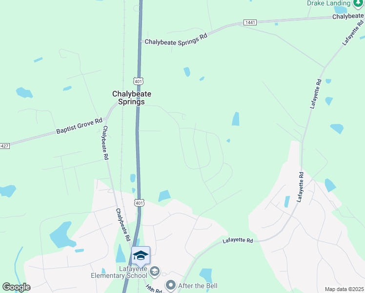 map of restaurants, bars, coffee shops, grocery stores, and more near Pecan Grove Lane in Harnett County