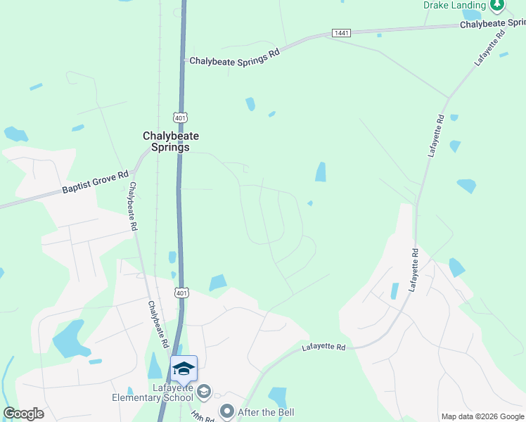 map of restaurants, bars, coffee shops, grocery stores, and more near Winterberry Way in Harnett County