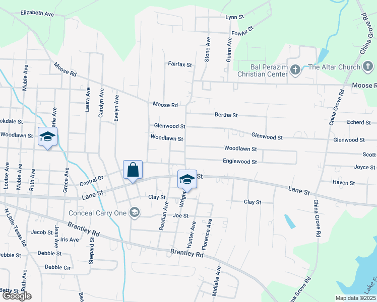 map of restaurants, bars, coffee shops, grocery stores, and more near 800 Wright Avenue in Kannapolis