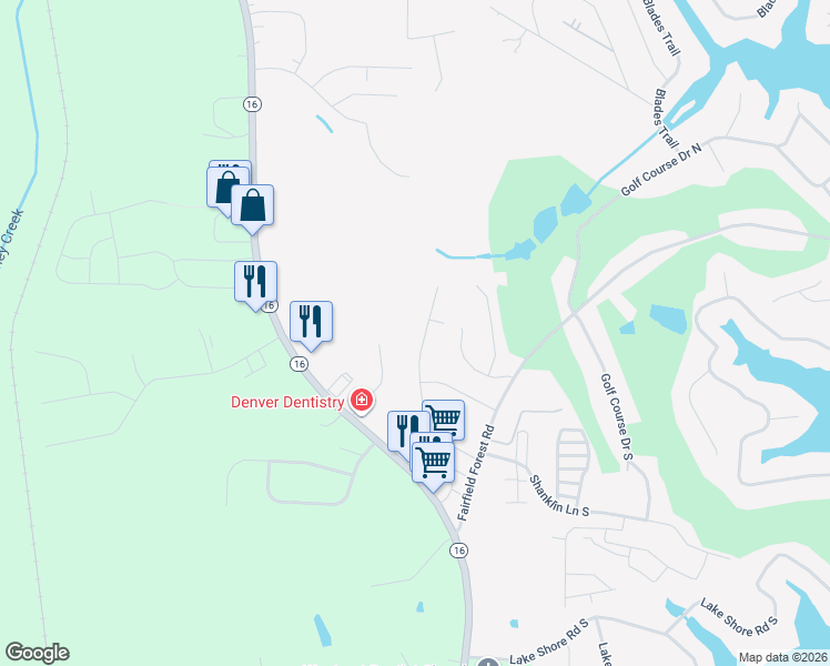 map of restaurants, bars, coffee shops, grocery stores, and more near 2978 Ron Howard Lane in Denver