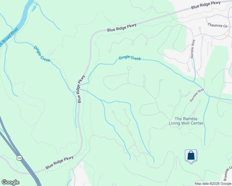 map of restaurants, bars, coffee shops, grocery stores, and more near Mountains-To-Sea Trail in Asheville