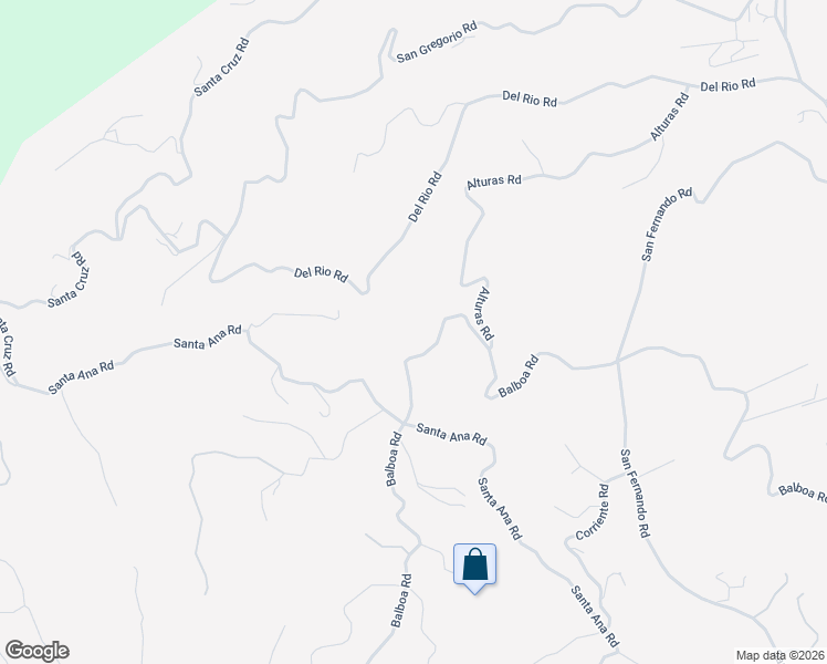 map of restaurants, bars, coffee shops, grocery stores, and more near 8750 Balboa Road in Atascadero