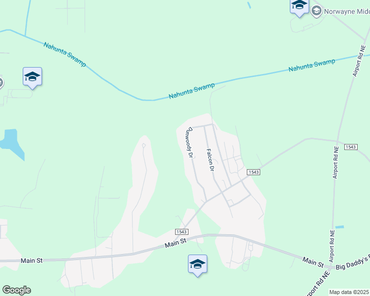 map of restaurants, bars, coffee shops, grocery stores, and more near 121 Dunwoody Drive in Pikeville