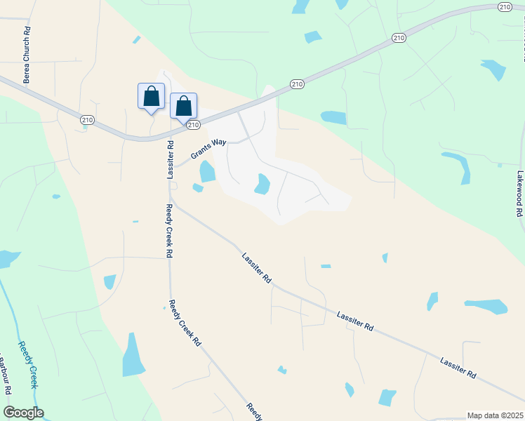 map of restaurants, bars, coffee shops, grocery stores, and more near 124 Hunter Court in Four Oaks