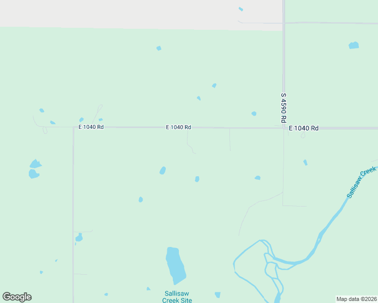 map of restaurants, bars, coffee shops, grocery stores, and more near 458540 East 1040 Road in Vian